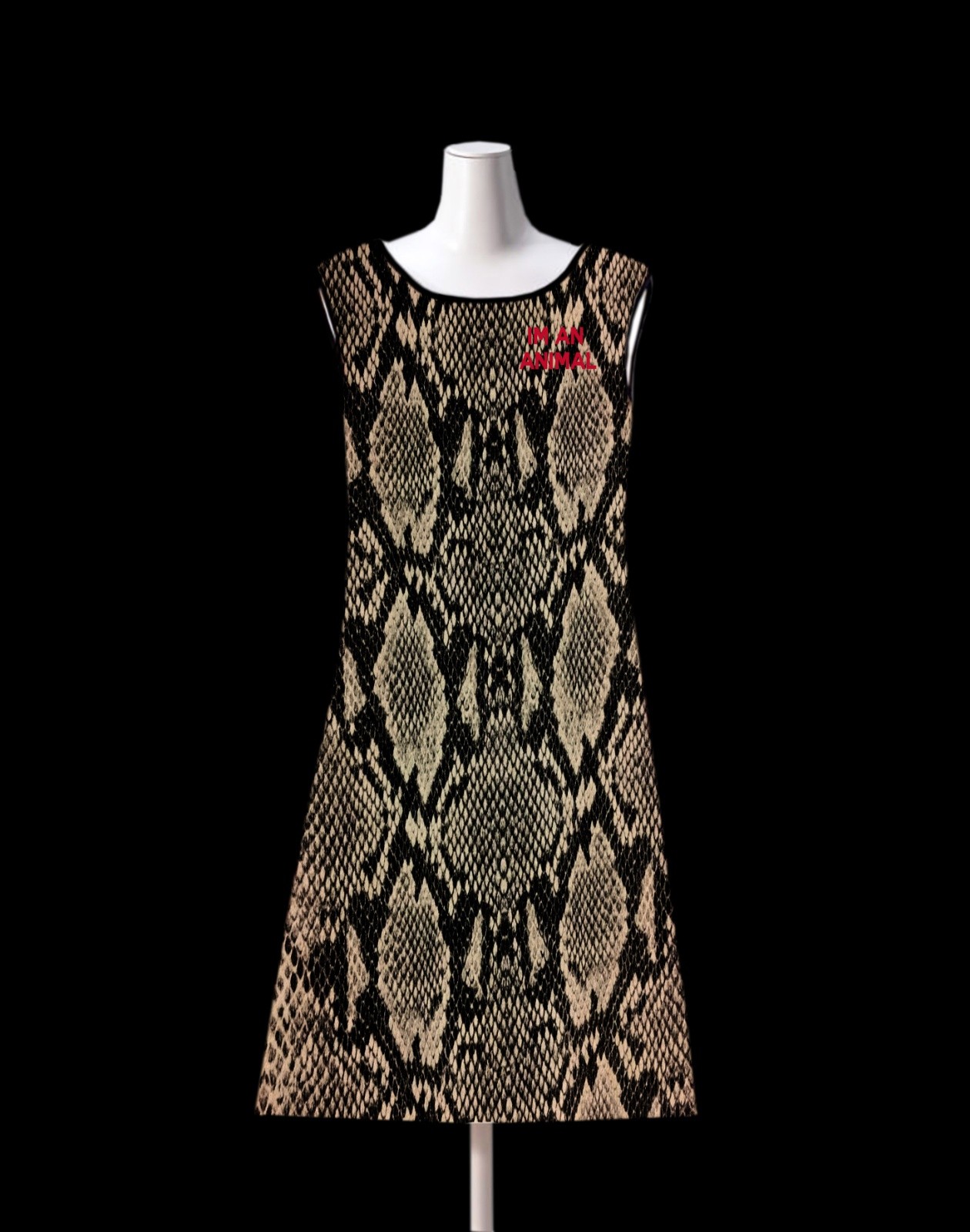 I am an animal  snake dress 